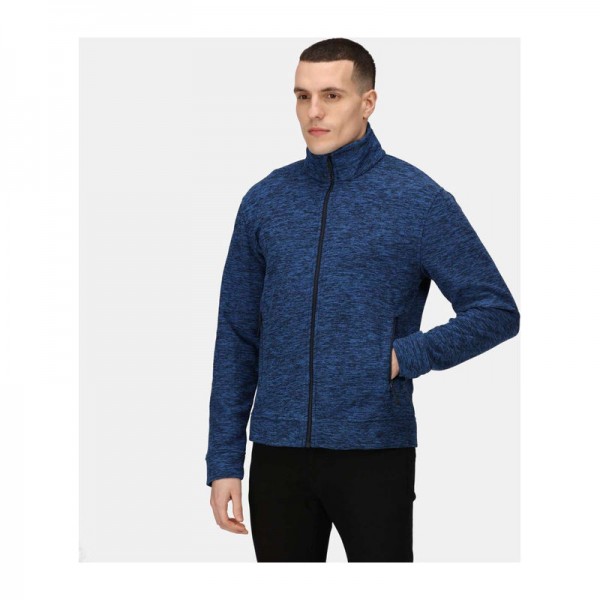 Thornly Men - Full Zip Marl Fleece M Navy Marl