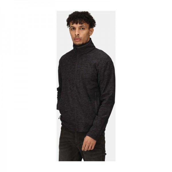 Thornly Men - Full Zip Marl Fleece L Seal Grey Marl