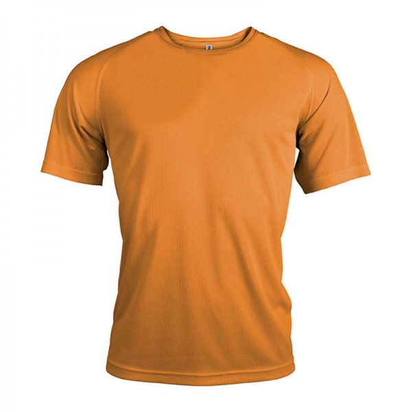 MEN'S SHORT-SLEEVED SPORTS T-SHIRT S Orange