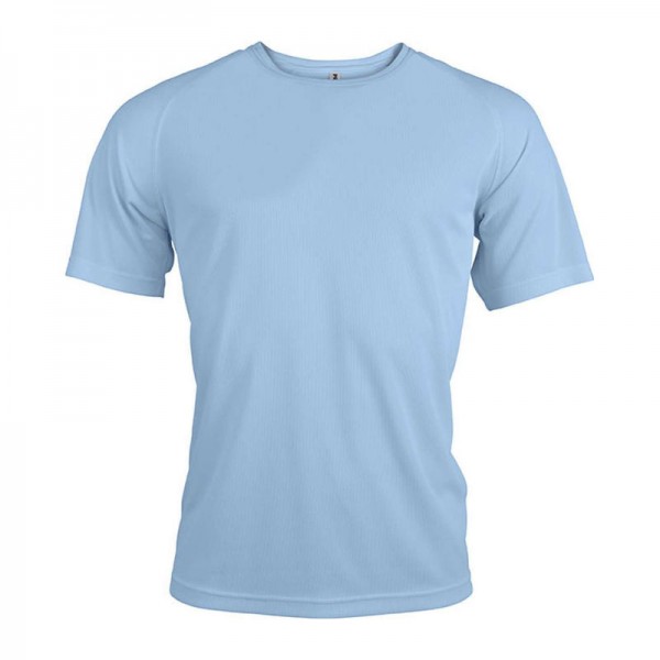 MEN'S SHORT-SLEEVED SPORTS T-SHIRT XL Sky Blue