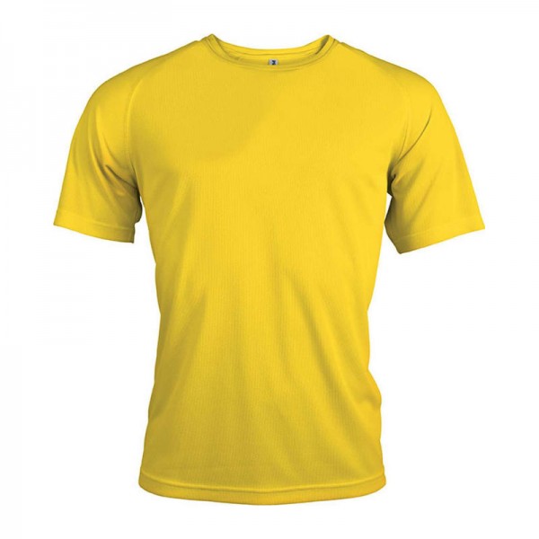 MEN'S SHORT-SLEEVED SPORTS T-SHIRT XS True Yellow