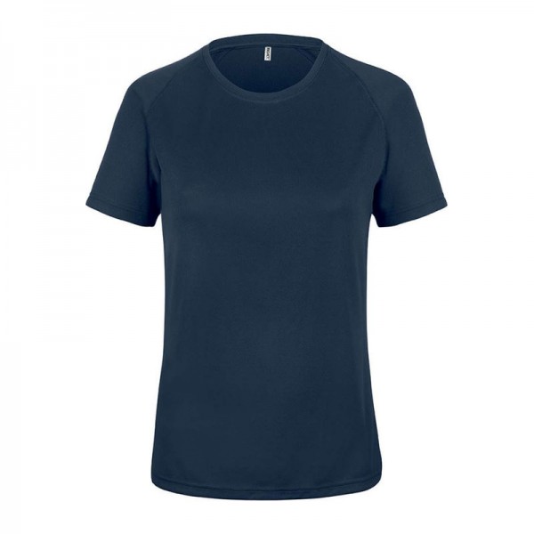 LADIES' SHORT-SLEEVED SPORTS T-SHIRT L Sporty Navy