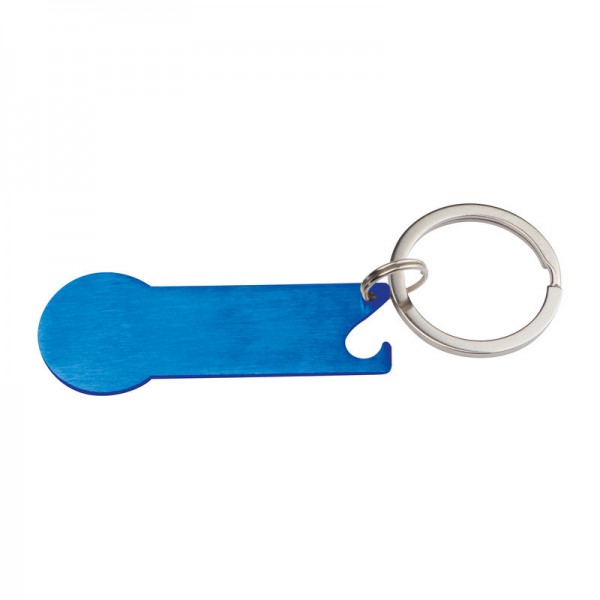 Breloc metalic Stickit 6 x 2,3 x 0,2 cm Albastru