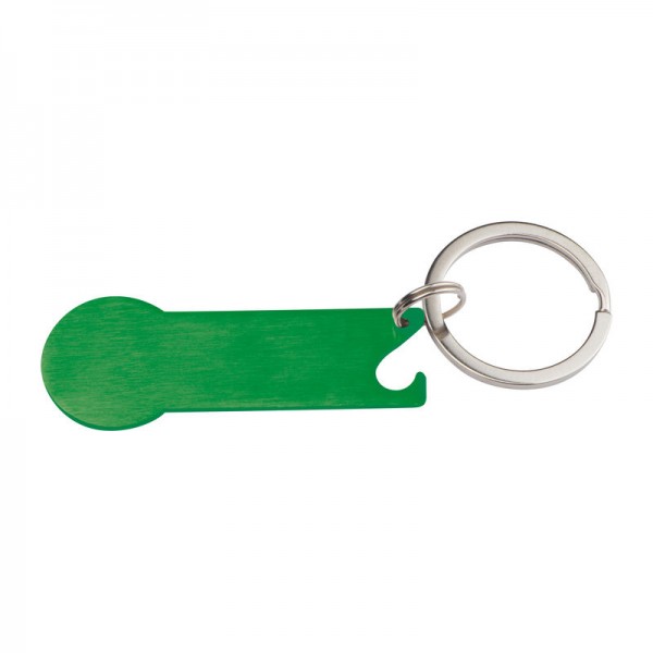 Breloc metalic Stickit 6 x 2,3 x 0,2 cm Verde
