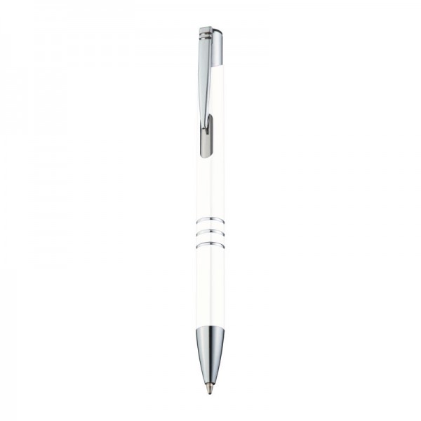 Pix metalic Ascot 13,6 × ø 1 cm Alb