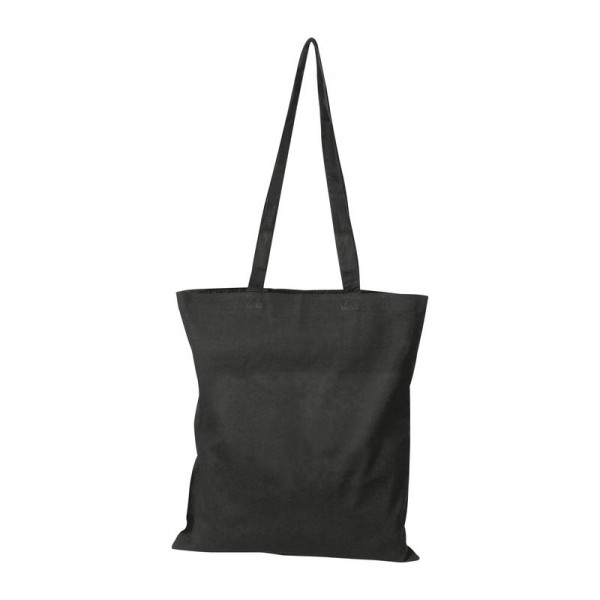 Sacoșă bumbac Coppenhagen (140 g/m²) 38 × 0,3 × 42 cm Negru