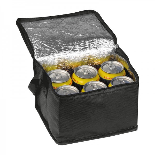 Geantă frigorifică non-woven Nieby 21 × 15 × 15 cm Negru