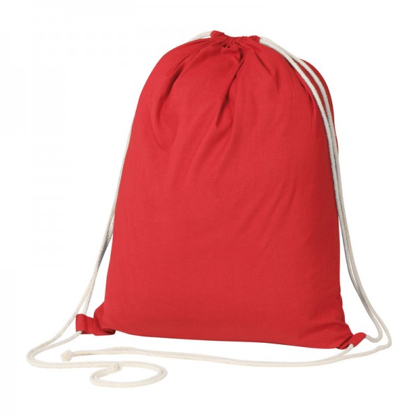 Rucsac bumbac Strandbek 40 × 0,3 × 52 cm Rosu