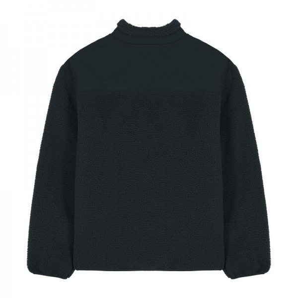 Brooker unisex relaxed fit sherpa jacket 3XL Black