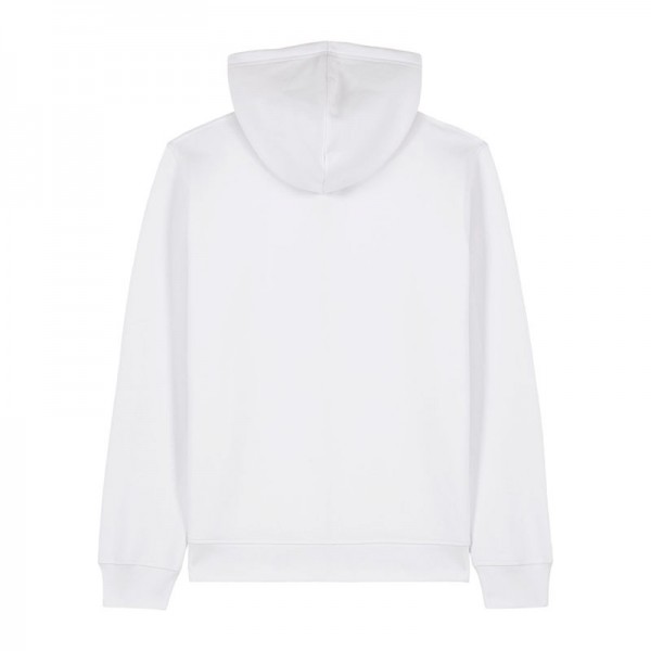 Mixer unisex zip-thru hoodie M White