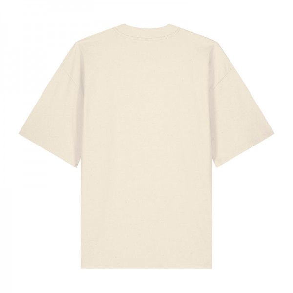Blaster 2.0 unisex oversized high neck t-shirt 2XL Natural Raw