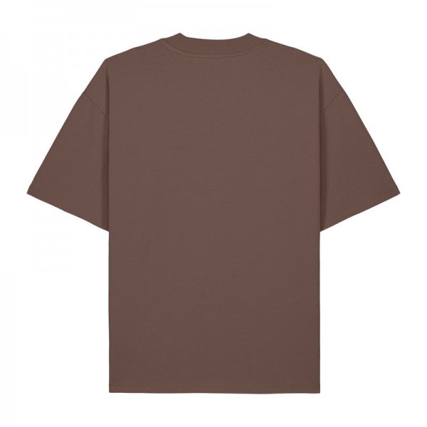 Blaster 2.0 unisex oversized high neck t-shirt 3XL Mocha