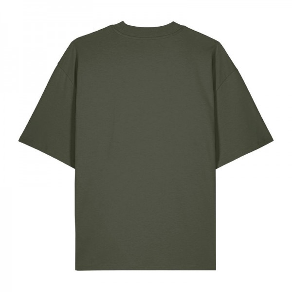 Blaster 2.0 unisex oversized high neck t-shirt M Khaki