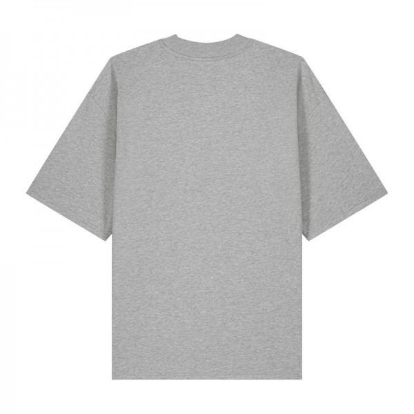 Blaster 2.0 unisex oversized high neck t-shirt 2XL Heather Grey