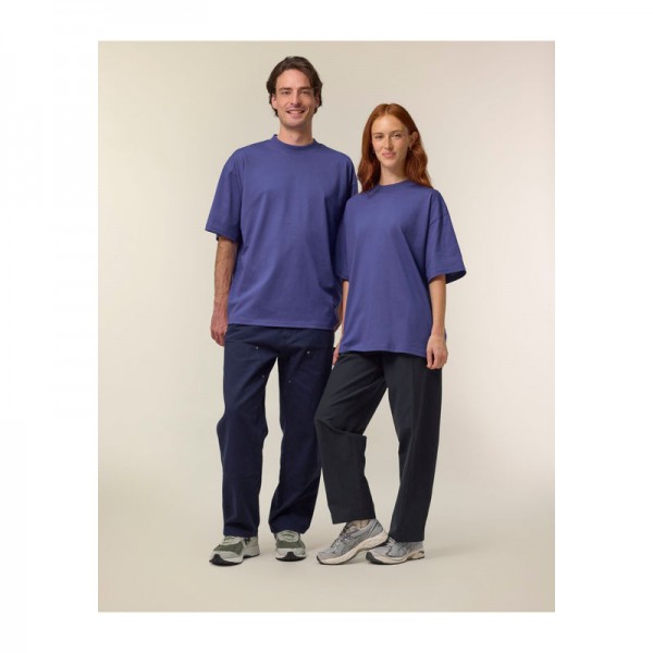 Blaster 2.0 unisex oversized high neck t-shirt M Dusk