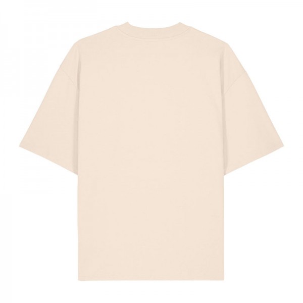 Blaster 2.0 unisex oversized high neck t-shirt 2XS Cream