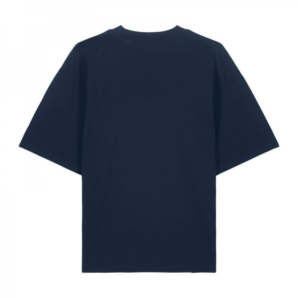 Blaster 2.0 unisex oversized high neck t-shirt 2XS French Navy