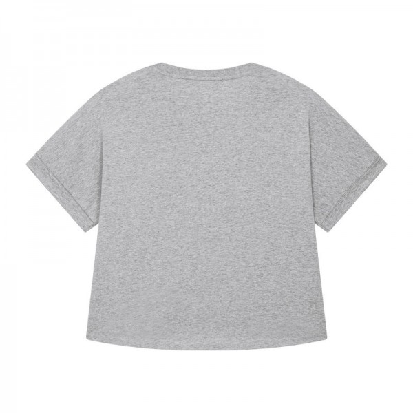 Stella Collider women's rolled sleeve t-shirt M Heather Grey