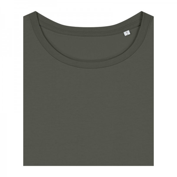 Stella Serena women's scoop neck t-shirt M Khaki