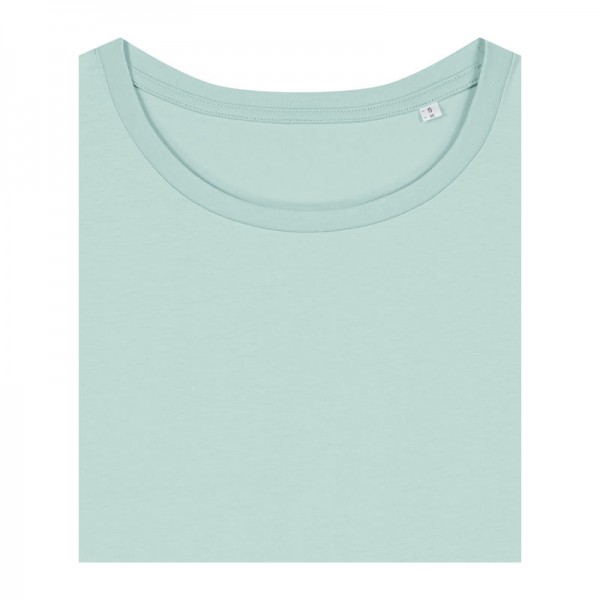 Stella Serena women's scoop neck t-shirt 2XL Caribbean Blue