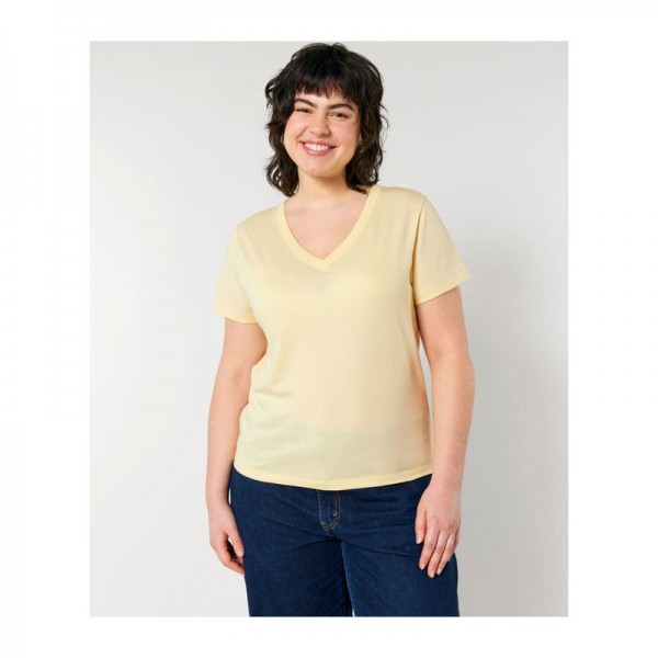 Stella Isla women's V-neck t-shirt XL Butter