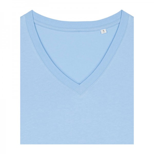 Stella Isla women's V-neck t-shirt M Blue Soul