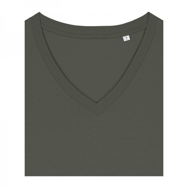 Stella Isla women's V-neck t-shirt 2XL Khaki