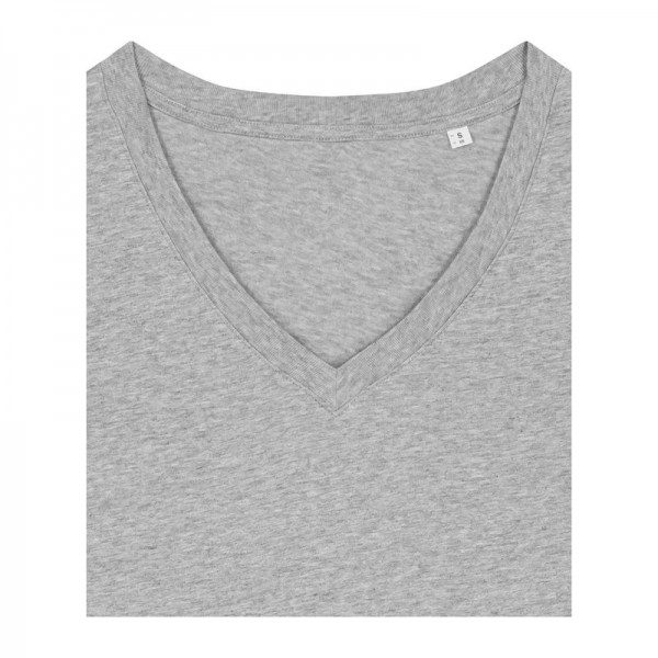 Stella Isla women's V-neck t-shirt XL Heather Grey