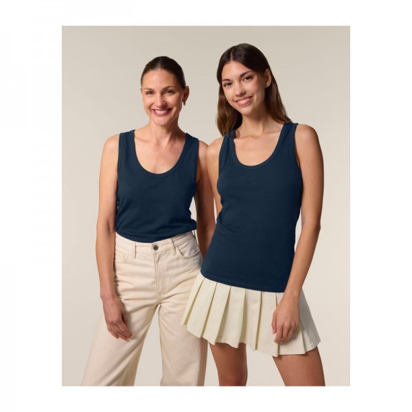 Stella Ava women's Fitted Tank Top L French Navy