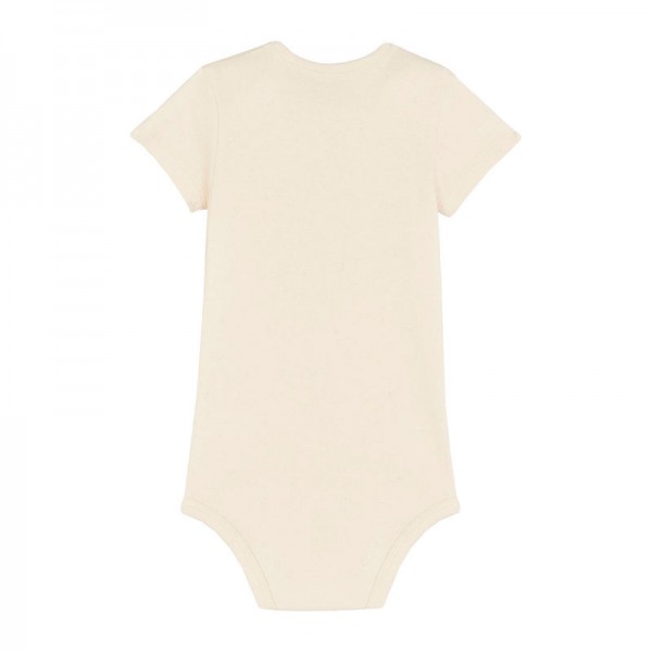 The babies' body short sleeves 9-12 m/74-80cm Natural Raw