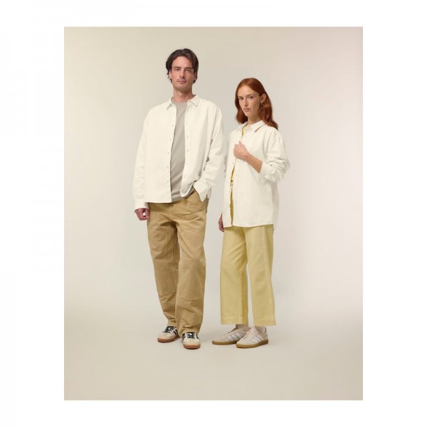 Worker unisex relaxed shirt XL Natural Raw