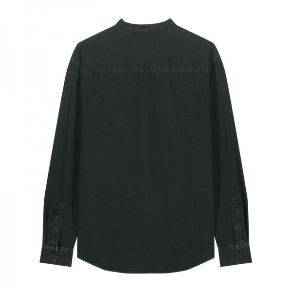 Worker unisex relaxed shirt L G. Dyed Black Rock