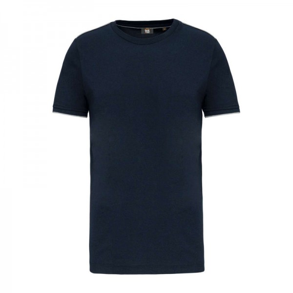 FÉRFI RÖVID UJJÚ DAYTODAY PÓLÓ 4XL Navy/Silver