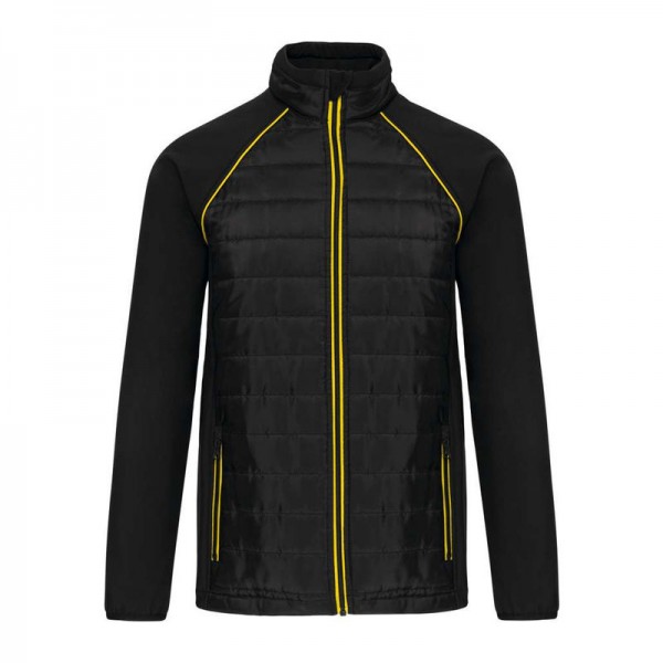 UNISEX DUAL-FABRIC DAYTODAY JACKET 2XL Black/Yellow