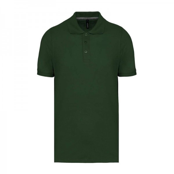 MEN'S SHORT-SLEEVED POLO SHIRT S Forest Green