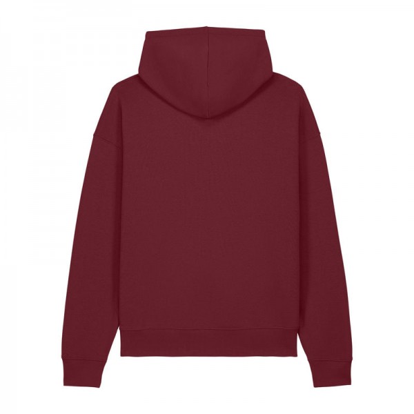 The iconic mid-light relaxed hoodie sweatshirt 2XL Burgundy