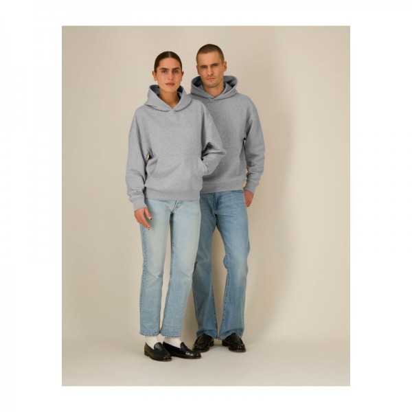 The iconic mid-light relaxed hoodie sweatshirt XL Heather Grey