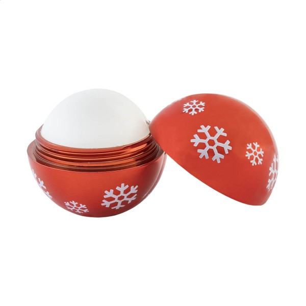 Lapplox balsam de buze, cu motiv de Crăciun  roșu
