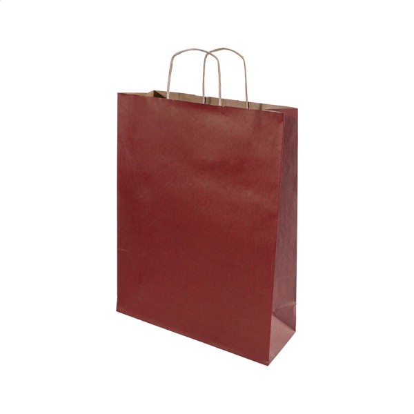 Papbag S pungă de hârtie pentru cadouri, mică  burgundy