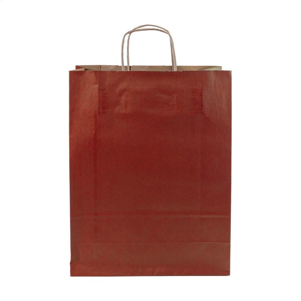 Papbag M pungă de hârtie pentru cadouri, medie  burgundy
