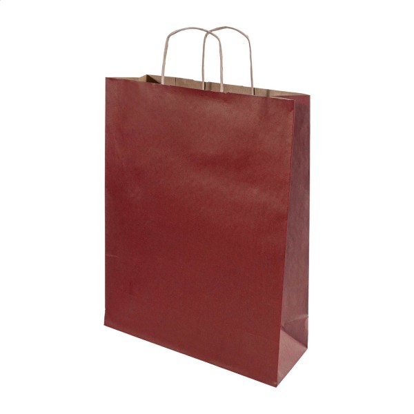 Papbag L pungă de hârtie pentru cadouri, mare  burgundy