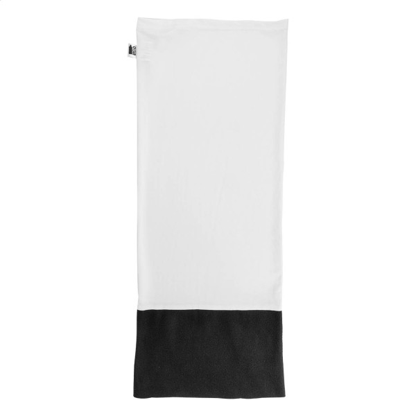 CreaScarf Winter eșarfă multifuncțională, personalizată, din RPET  negru