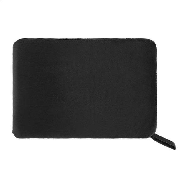 Napwrap pătură și pernă de călătorie 2 în 1  negru